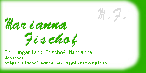 marianna fischof business card